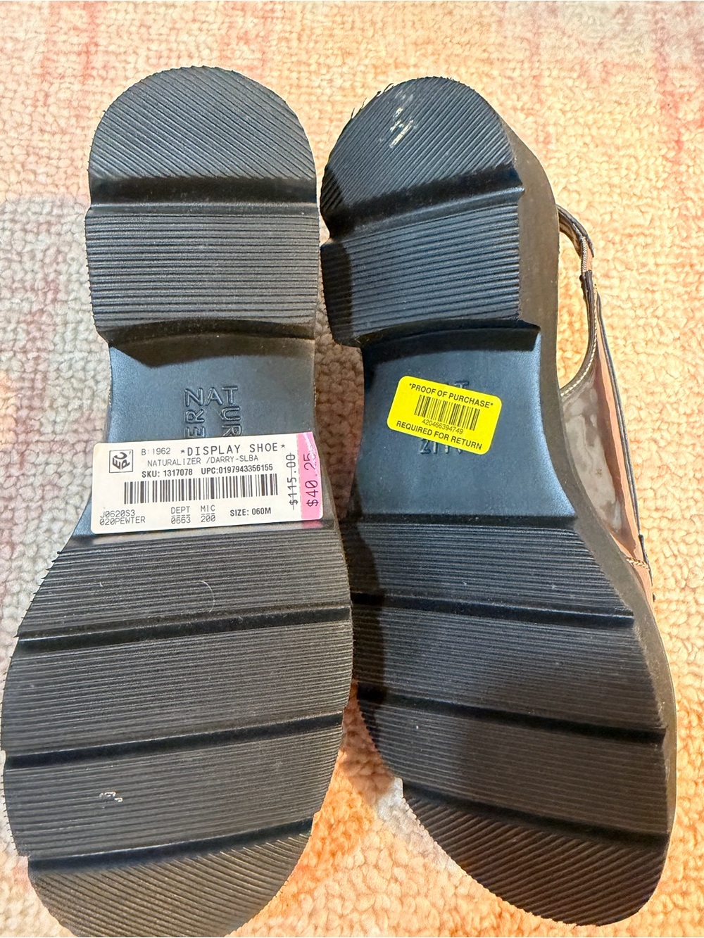 Naturalizer Black Slingback Heels